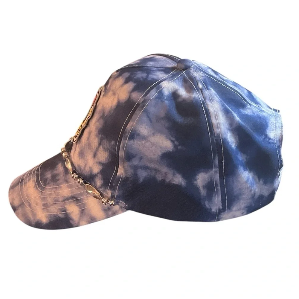 No Bad Vibes Tie Dyed Baseball Hat